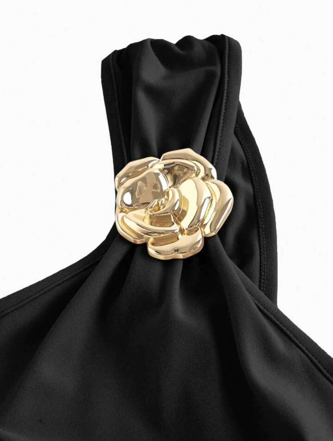 Elegant Black One-Shoulder Maxi Dress
