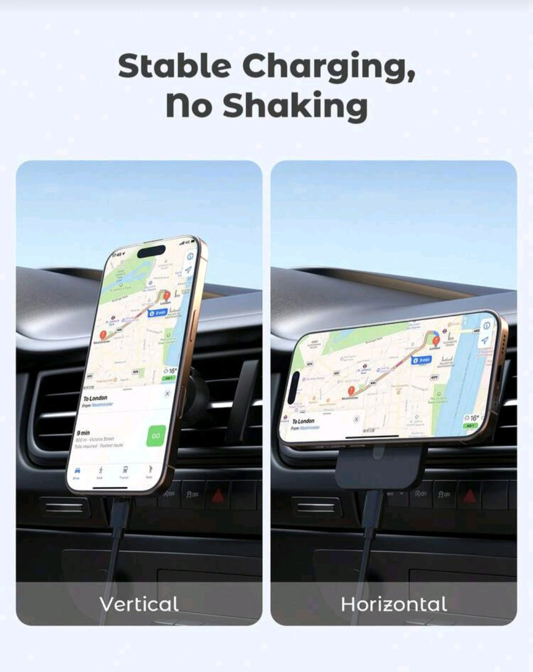 15W Magnetic Wireless Car Charger