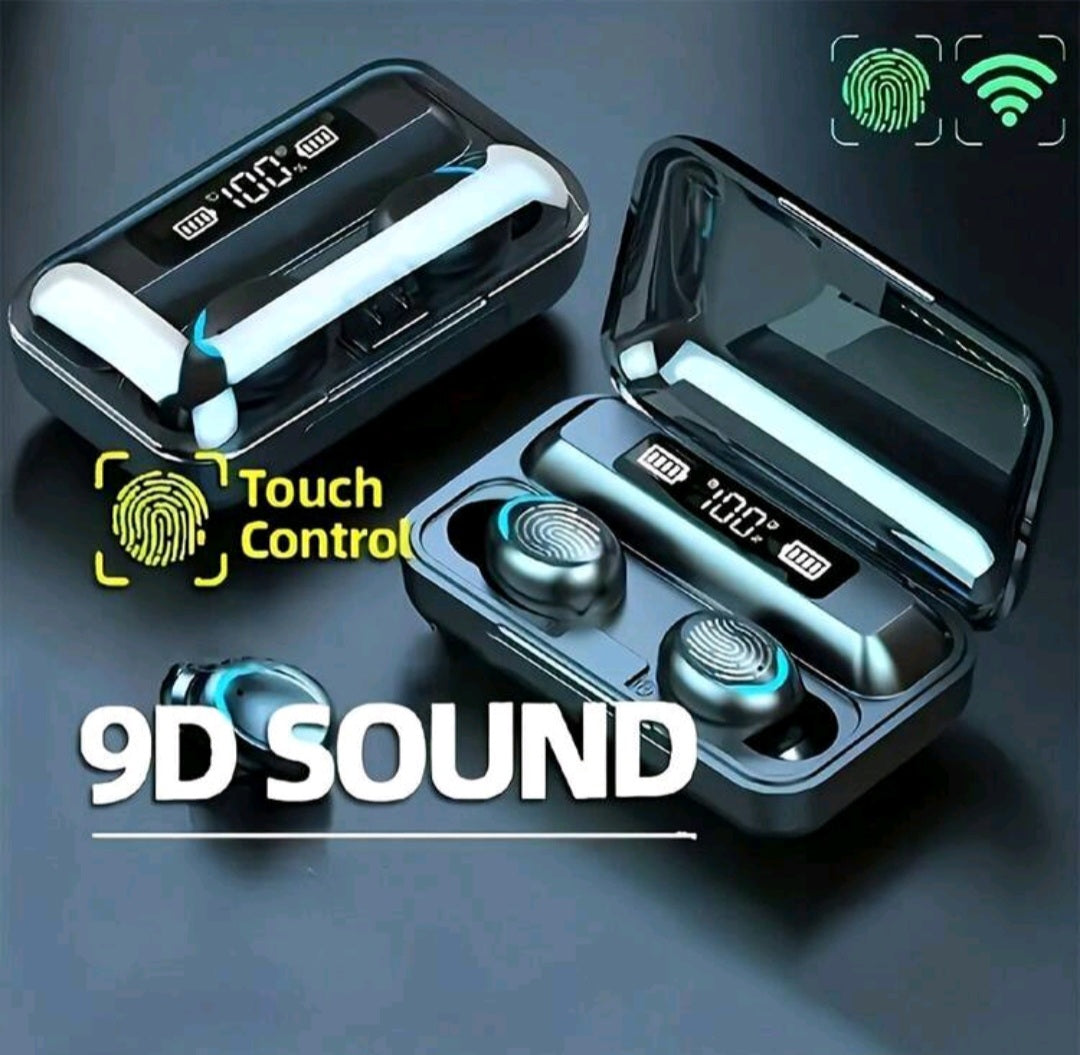 Wireless Bluetooth Earbuds with LED Display