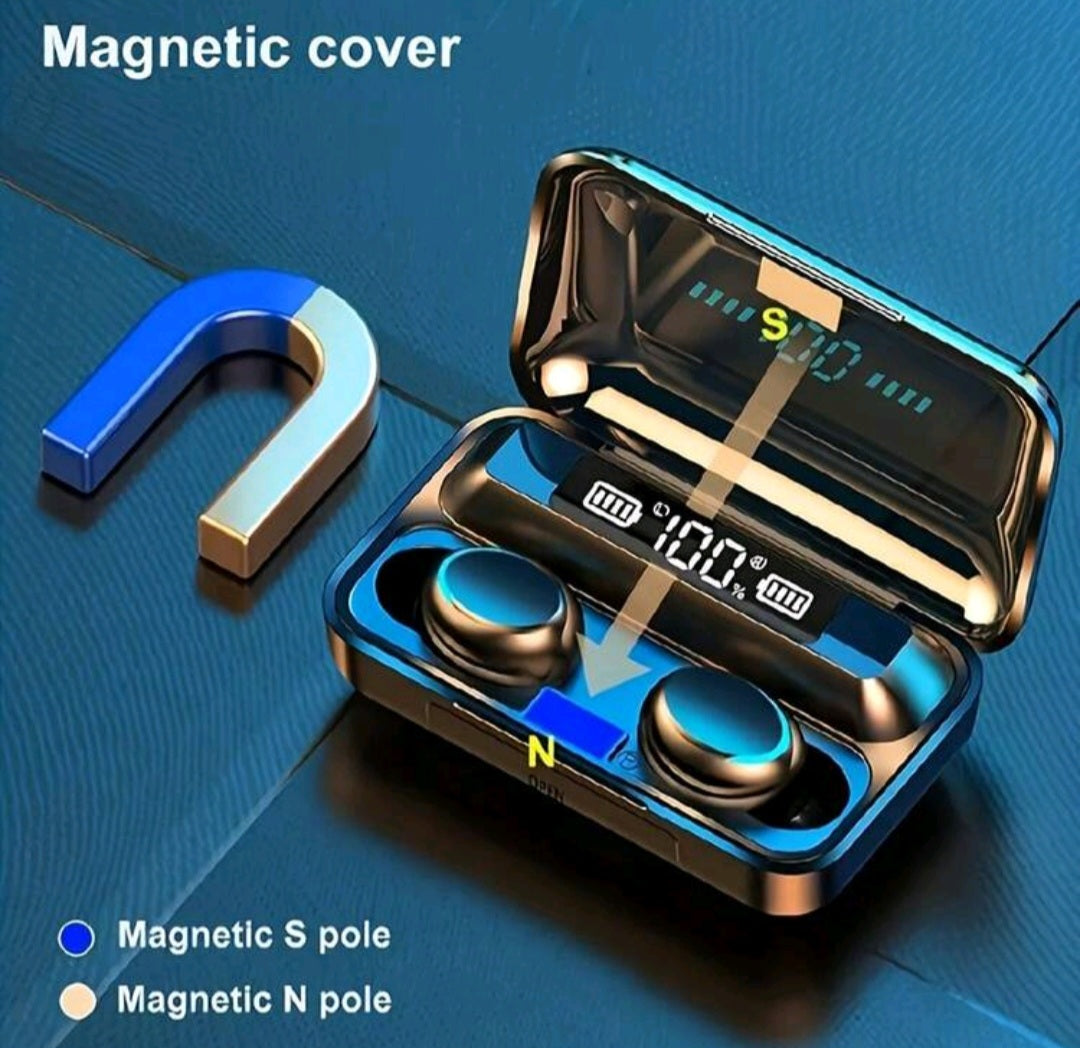 Wireless Bluetooth Earbuds with LED Display